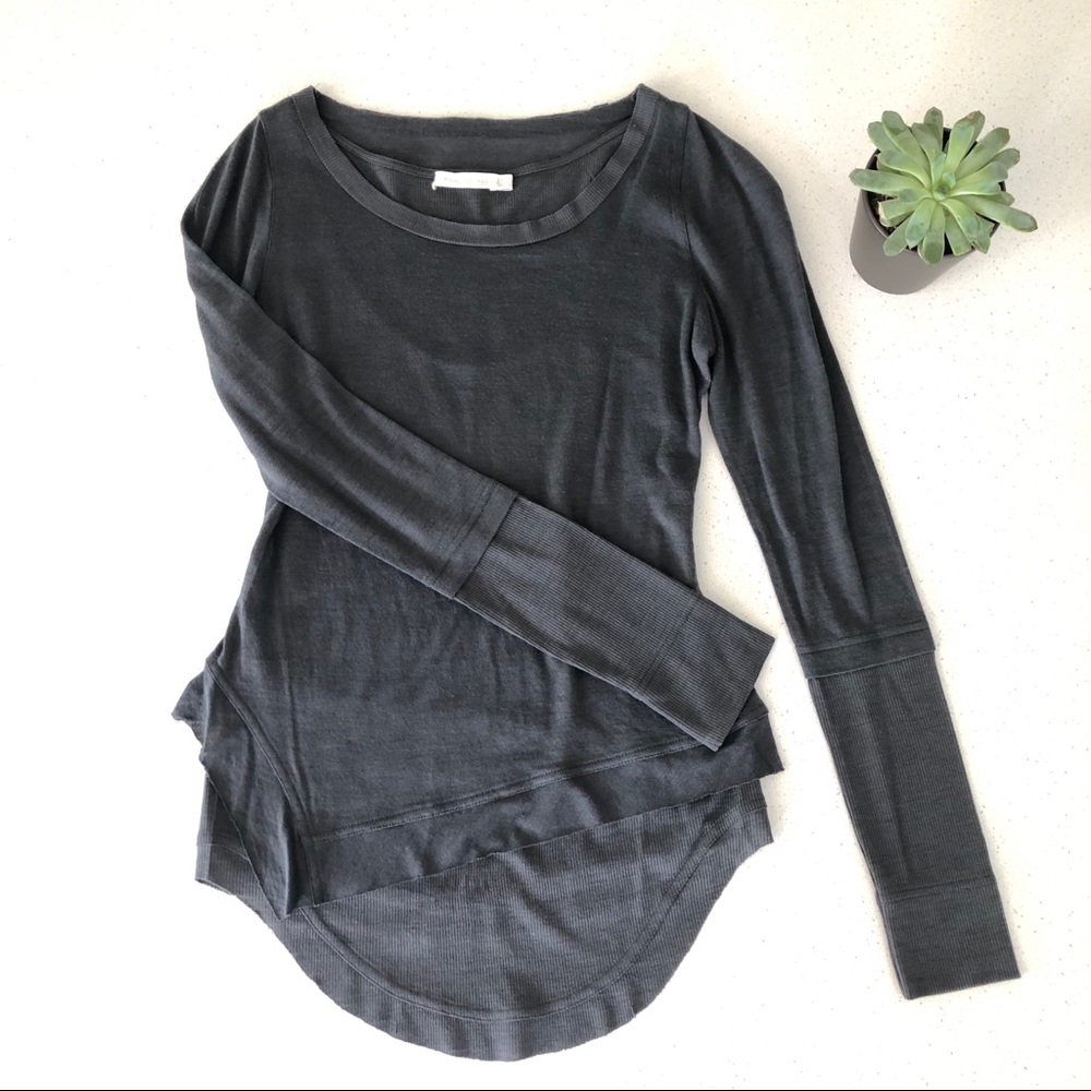 Donna Karan Asymmetrical Knit Shirt